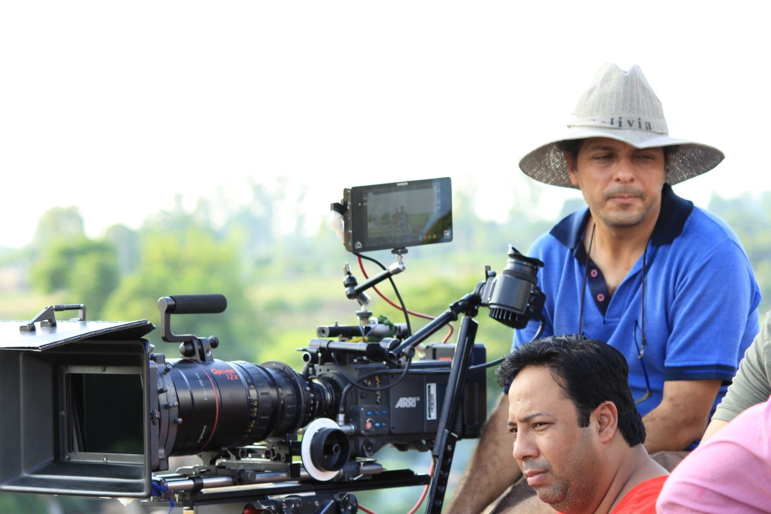 Camera crew on set